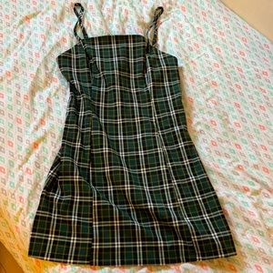 New Zumiez green plaid dress. Small